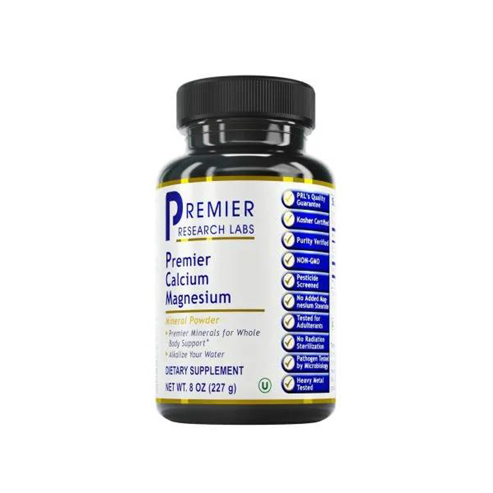 Premier Calcium Magnesium powder bottle